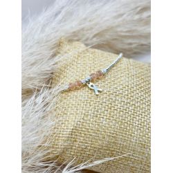Bracelet Octobre Rose Petit Ruban
